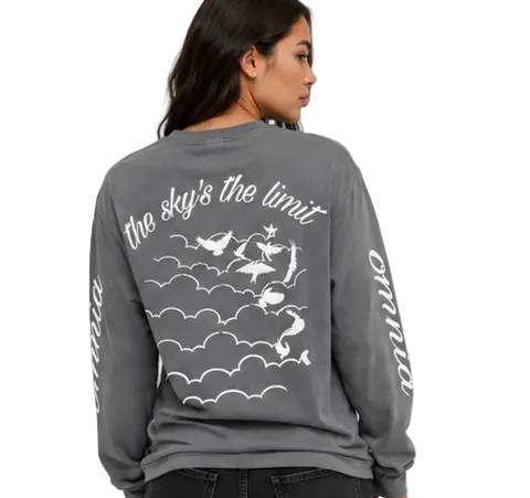 The Sky’s the limit Long sleeve shirt